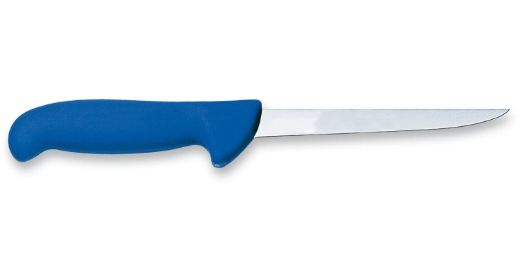 Dick Ergogrip nóż trybownik wąski elastyczny 15 cm niebieski 8298015