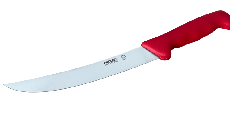 Polkars nóż masarski nr 23 czerwony (21 cm)