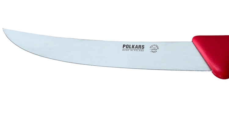 Polkars nóż masarski nr 23 czerwony (21 cm)