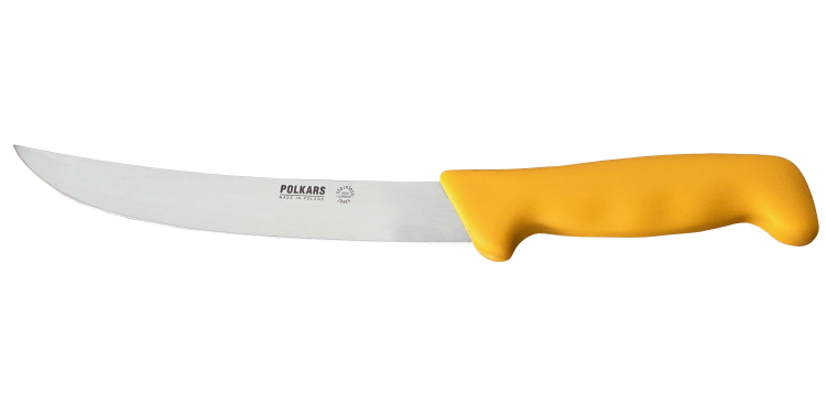 Polkars nóż masarski nr 23 żółty (21 cm)