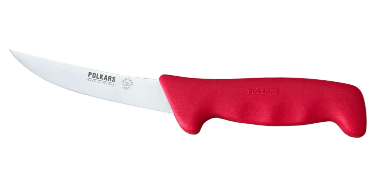 Polkars zestaw 3 noży (modele 02, 23, 61) czerwony