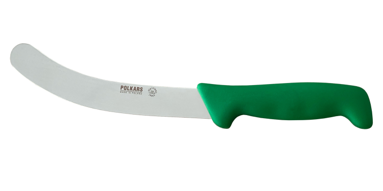 Polkars nóż masarski nr 08 zielony (17,5cm)