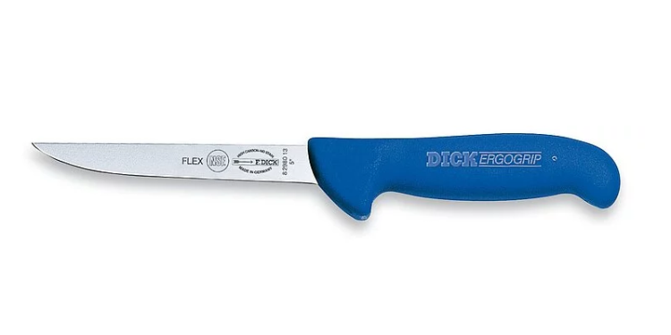 Dick Ergogrip nóż trybownik wąski elastyczny 13 cm niebieski 8298013