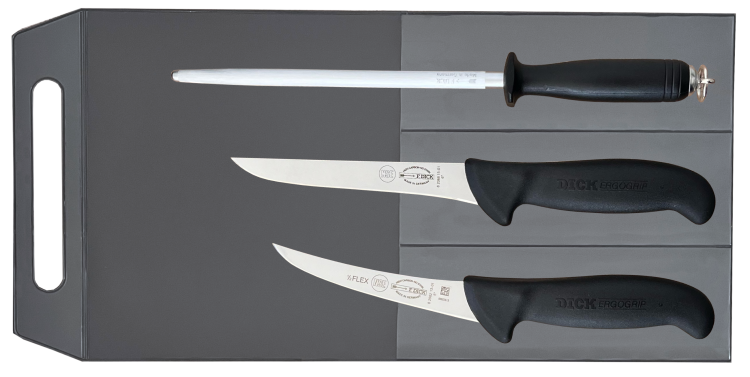Dick ERGOGRIP zestaw 2 noży i stalka (8213+6815+7811120)