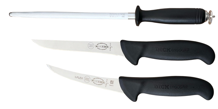 Dick ERGOGRIP zestaw 2 noży i stalka (8213+6815+7811120)