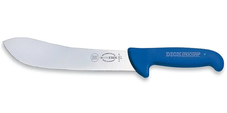 Dick Ergogrip nóż masarski blokowy 21 cm niebieski 8238521