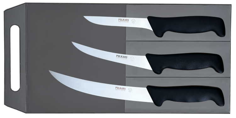 Polkars zestaw 3 noży (modele 01, 02, 23)