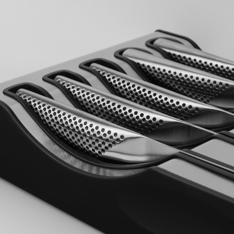 Global Dock Set B Zestaw 5 noży z bazą