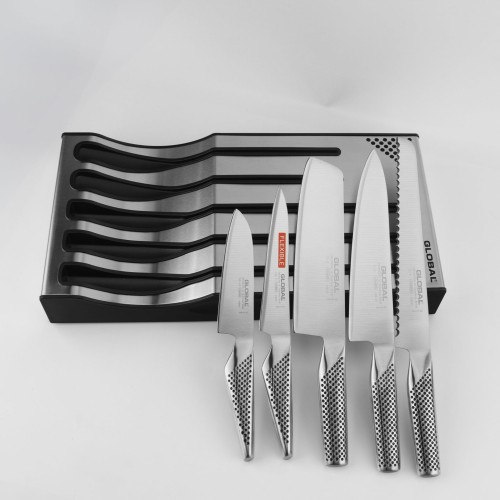 Global Dock Set A Zestaw 5 noży z bazą