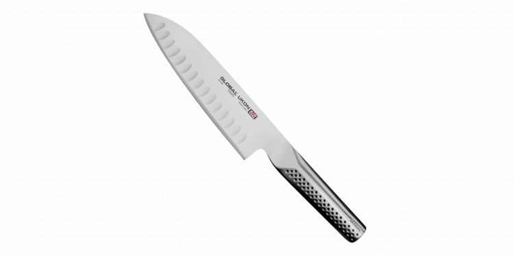 Global Ukon Nóż Santoku żłobiony 18,5 cm