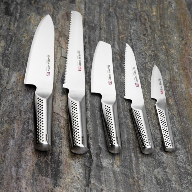 Global Ukon Zestaw 5 noży kuchennych GU-5002