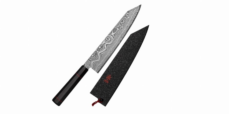 Kanetsune Namishibuki SG-2 Nóż Kiritsuke 21 cm + Saya