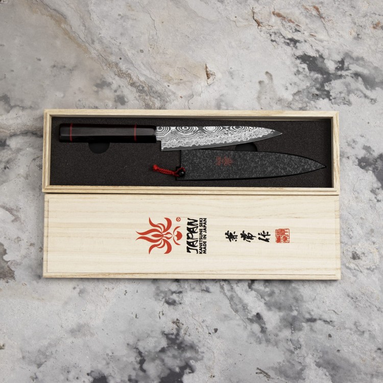 Kanetsune Namishibuki SG-2 Nóż uniwersalny 13,5 cm + Saya