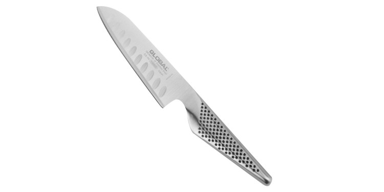 Nóż Santoku 13 cm żłobiony | Global GS-90