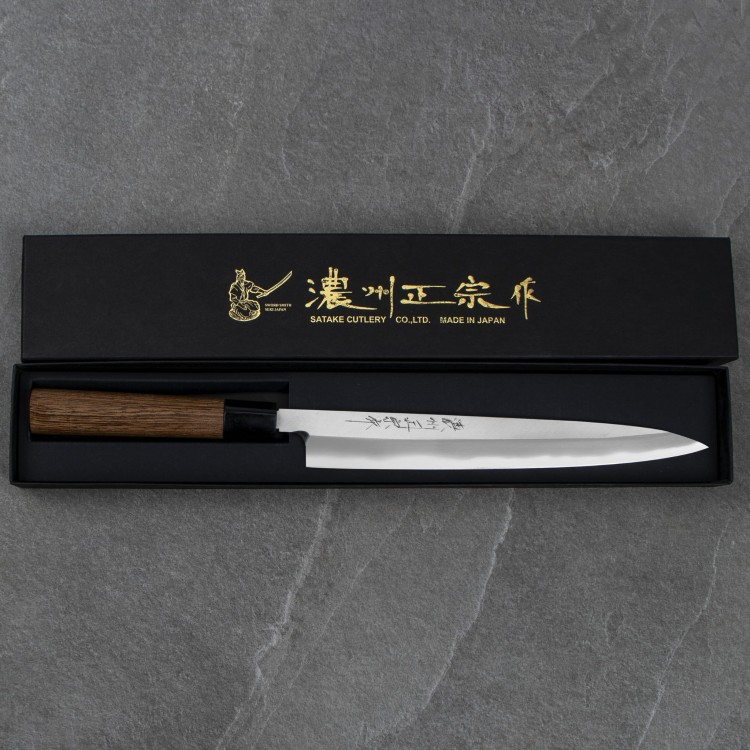 Satake Cutlery Mfg Aogami#2 PRO Nóż Sashimi Yanagiba 24 cm