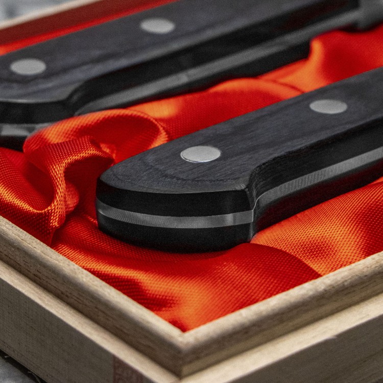 Satake Cutlery Mfg Daichi Zestaw 2 noży w drewnianym pudełku