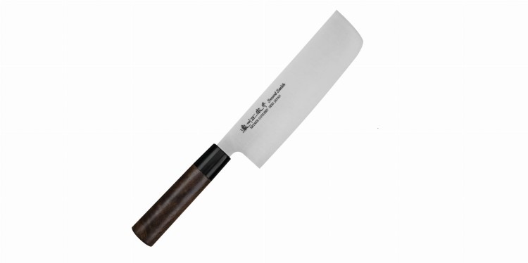 Satake Cutlery Mfg Kenta Walnut Nóż Nakiri 16 cm