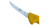 JMB nóż nr BK61100SF półelastyczny 10 cm żółty