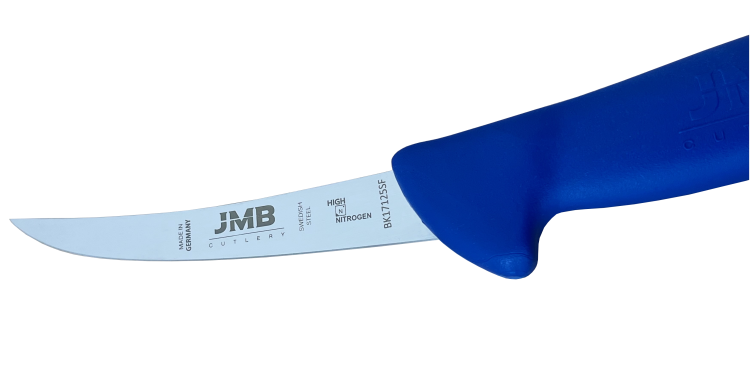 JMB nóż nr BK17125SF półelastyczny 12,5 cm niebieski