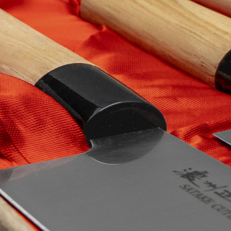 Satake Cutlery Mfg Misaki Zestaw 3 noży w drewnianym pudełku