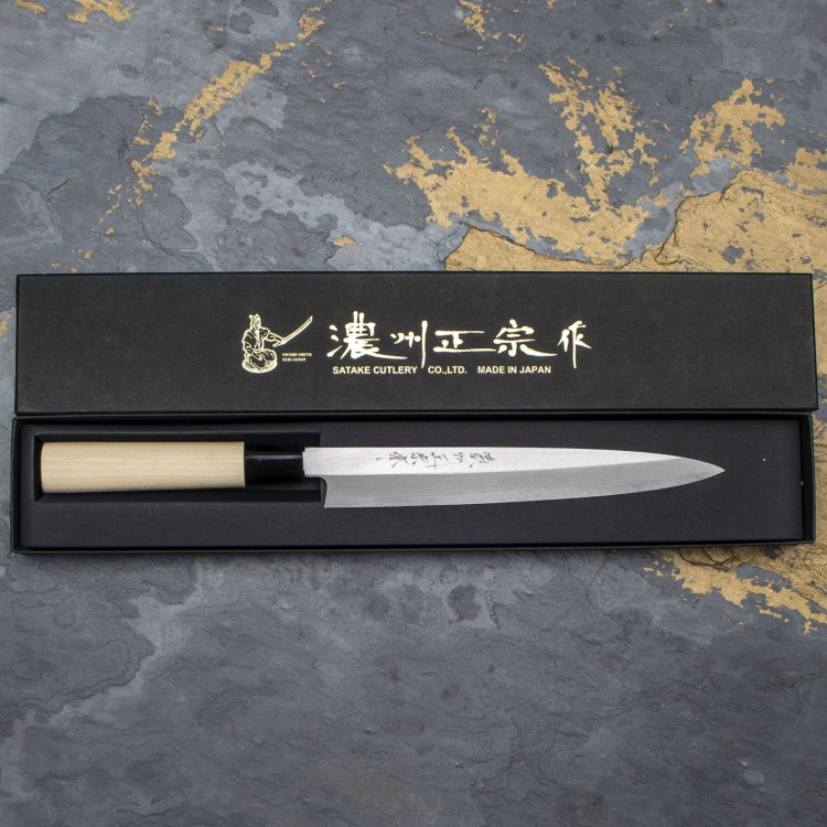 Satake Cutlery Mfg S/D SK-5 Rdzewny Nóż Yanagi-Sashimi 21 cm