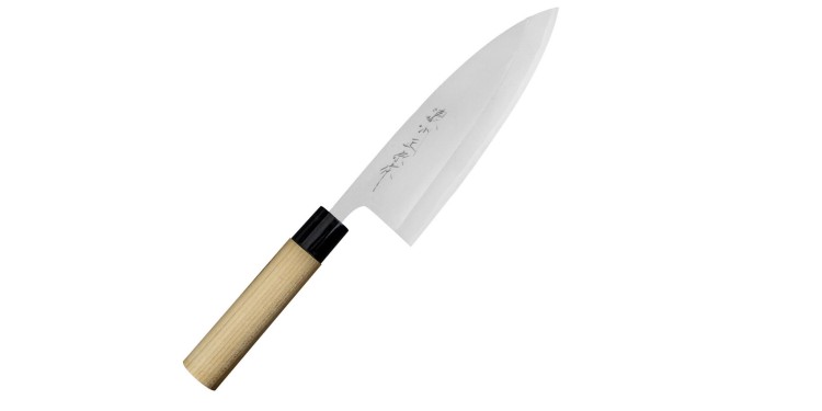 Satake Cutlery Mfg Shirogami#2 PRO Nóż Deba 18 cm