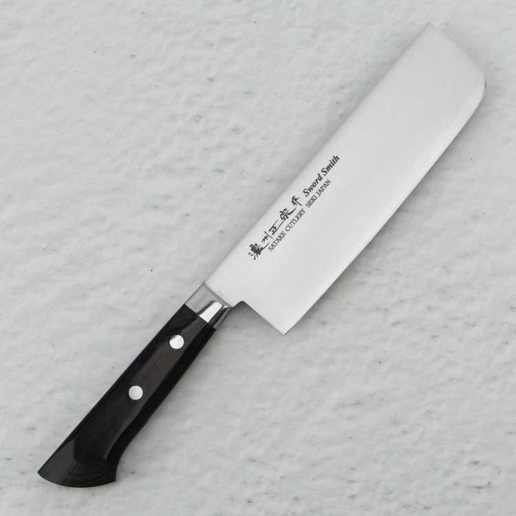 Satake Cutlery Mfg Unique Aogami#2 Nóż Nakiri 16 cm