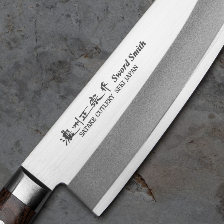 Satake Cutlery Mfg Unique AUS-8 Nóż Santoku 17 cm