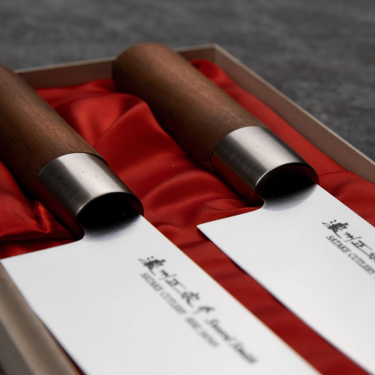 Satake Masamune Zestaw Nóż Santoku + Nakiri