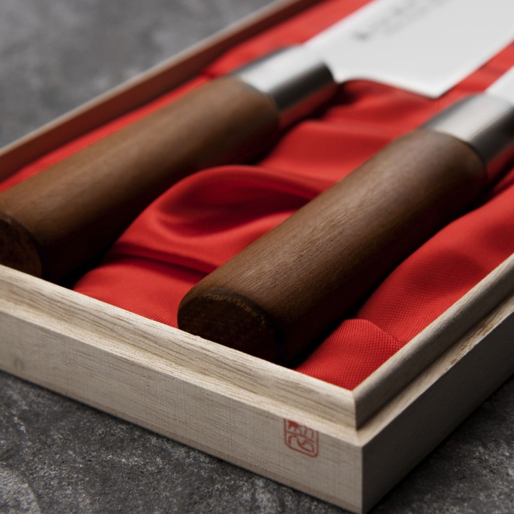 Satake Masamune Zestaw Nóż Santoku + Nakiri