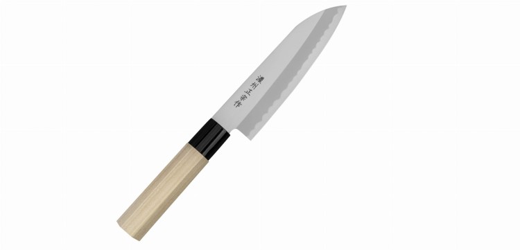 Satake Yoshimitsu Rdzewny Nóż Santoku 15cm