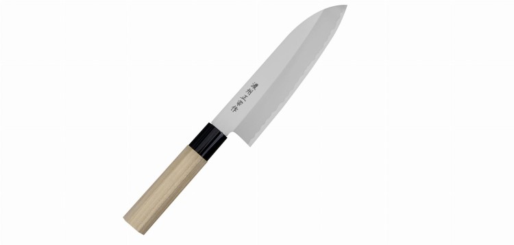 Satake Yoshimitsu Rdzewny Nóż Santoku 17cm