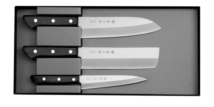 Tojiro Basic VG-10 Zestaw 3 noży kuchennych