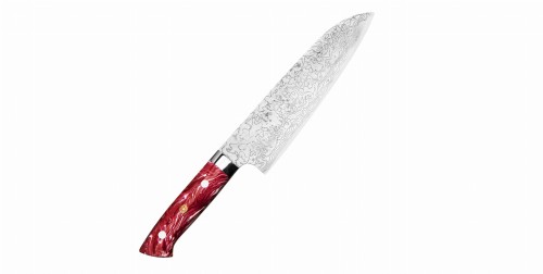 Takeshi Saji Red Turquoise R2 Nóż Santoku 18 cm
