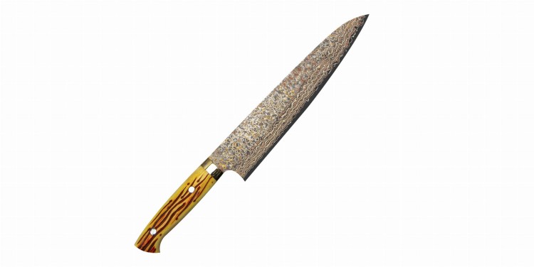 Takeshi Saji OBB Black VG-10 Color Nóż Szefa kuchni 24 cm