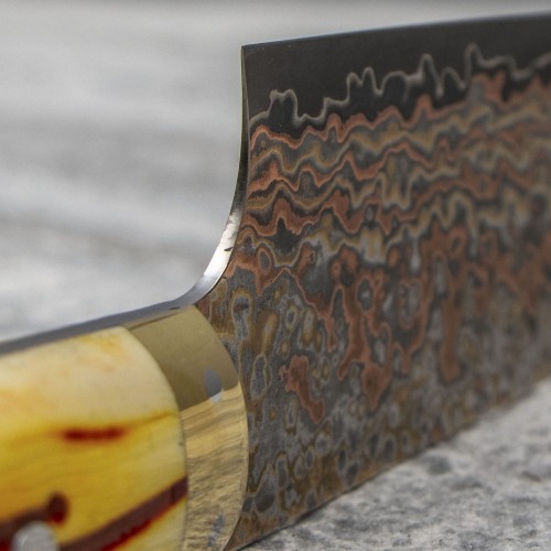 Takeshi Saji OBB Black VG-10 Color Nóż Szefa kuchni 18 cm