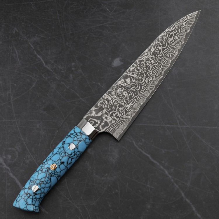 Takeshi Saji BTQ R-2 Black Nóż Szefa kuchni 18 cm