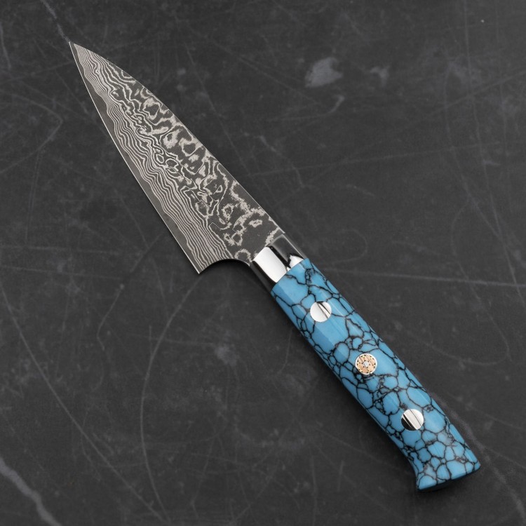 Takeshi Saji BTQ R-2 Black Nóż do obierania 9 cm