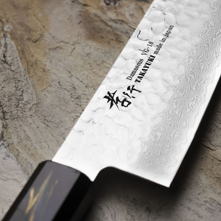 Sakai Takayuki Urushi VG-10 Saiu Nóż Santoku 17 cm