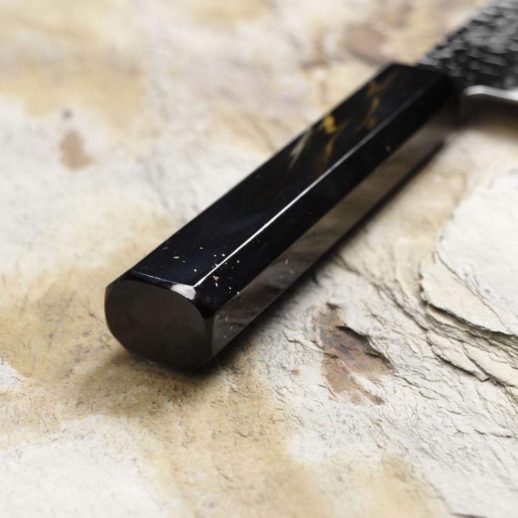 Sakai Takayuki Urushi VG-10 Saiu Nóż Santoku 17 cm