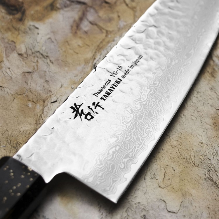Sakai Takayuki Urushi VG-10 Kokushin Nóż Santoku 17 cm