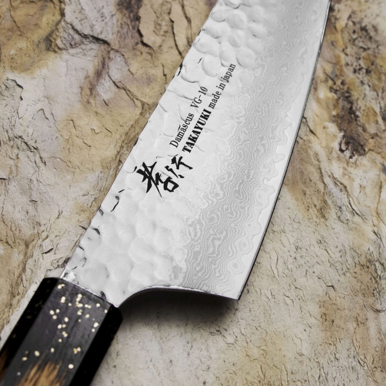Sakai Takayuki Urushi VG-10 Kokushin Nóż Kengata 16 cm