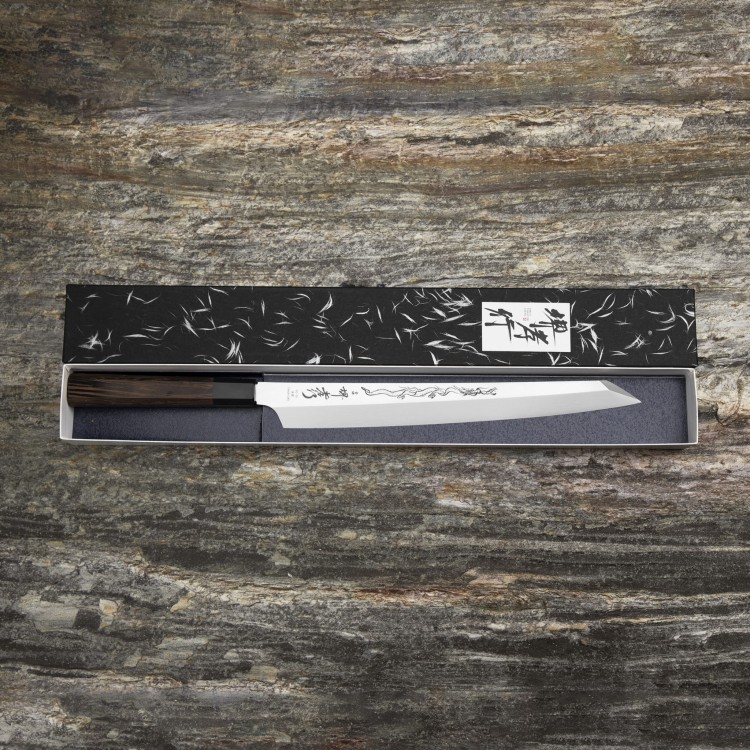 Sakai Takayuki Shoryu Honyaki VG-10 Nóż Kengata Yanagiba 30 cm