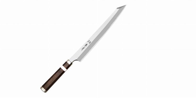 Sakai Takayuki Shiden Silver#3 Nóż Kengata Yanagiba 27 cm