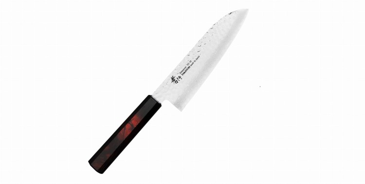 Sakai Takayuki Nanairo VG-10 Wine Nóż Santoku 17 cm