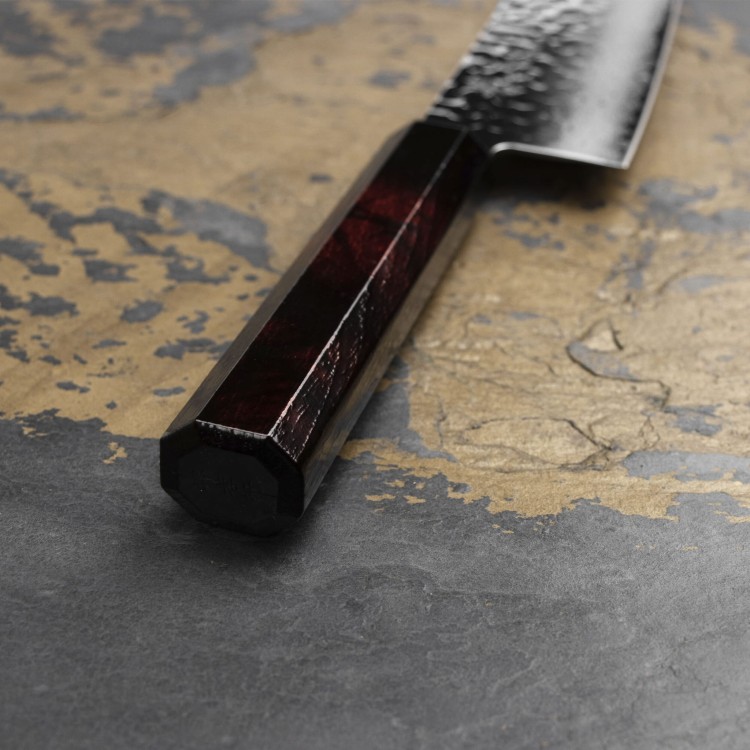 Sakai Takayuki Nanairo VG-10 Wine Nóż Santoku 17 cm