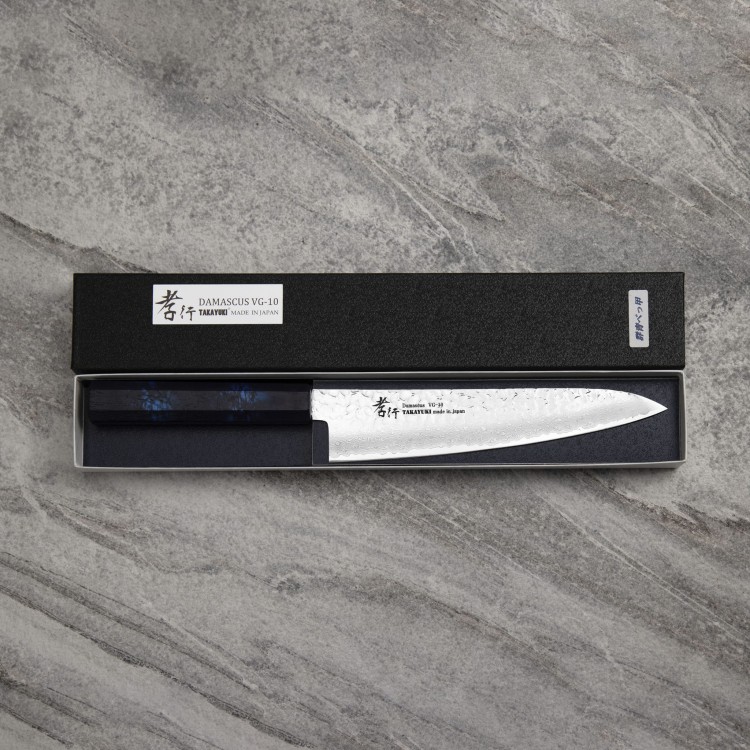 Sakai Takayuki Nanairo VG-10 Blue Nóż Szefa kuchni 21 cm