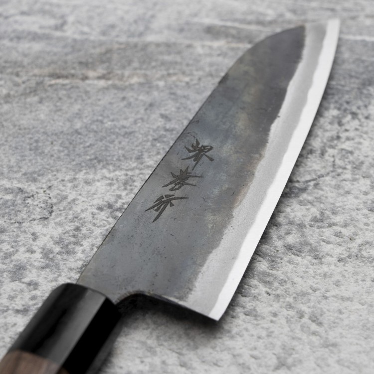 Sakai Takayuki Aogami#2/Iron Kurouchi Nóż Santoku 17 cm