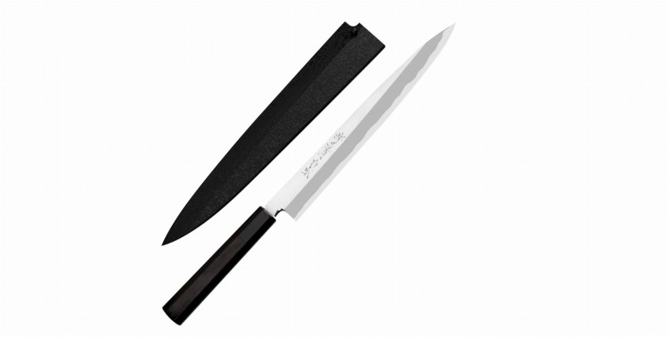 Sakai Takayuki Byakko Shirogami#1 Nóż Yanagiba 24 cm