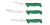 Polkars zestaw 3 noży (modele 14, 15, 17) zielony
